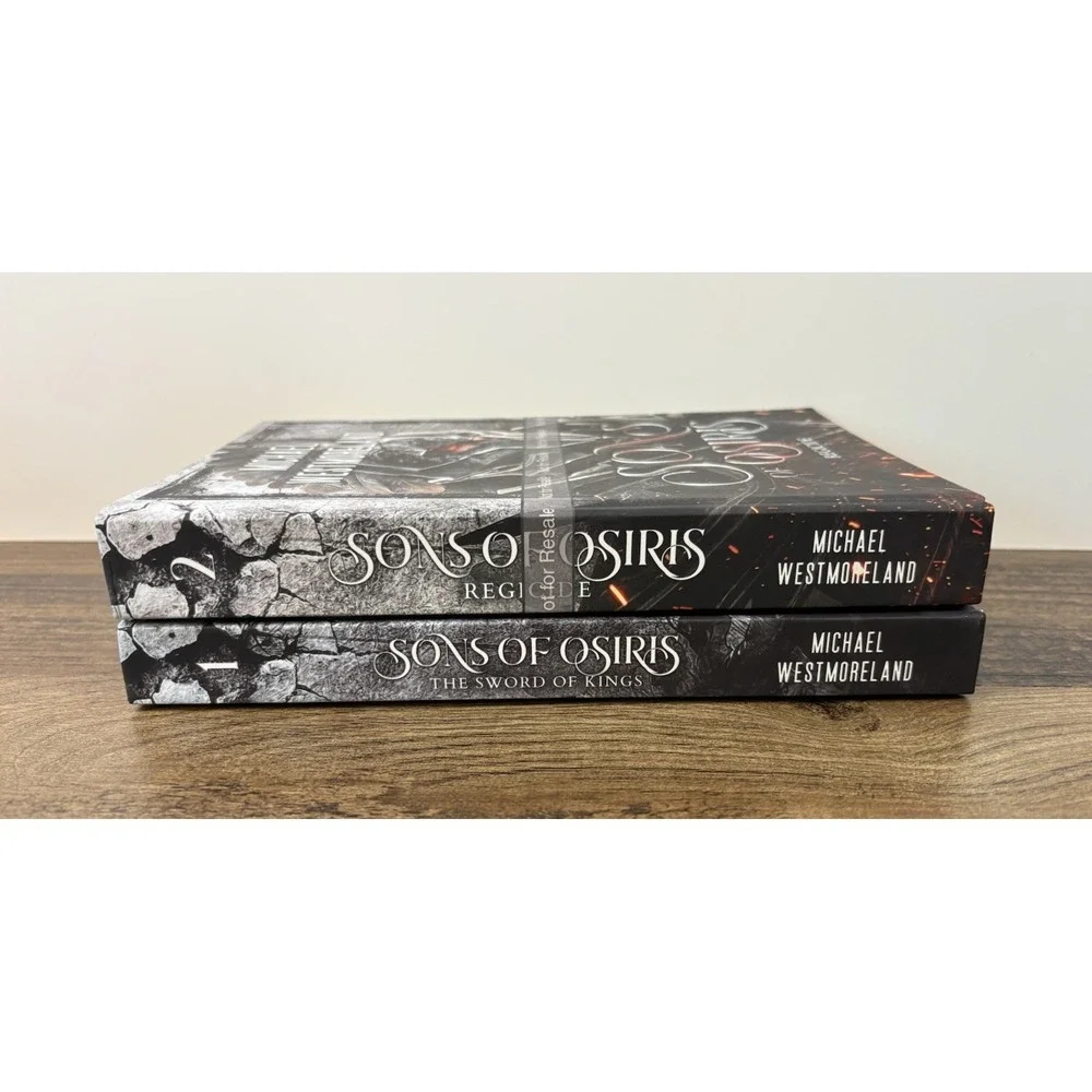 Micheal Westmoreland Sons Of Osiris Sword Of Kings Regicide Book 1 & 2 Signed